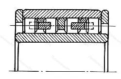 Модификация подшипника 20-6462138КУ размер 190x290x180 от производителя  ГПЗ-1