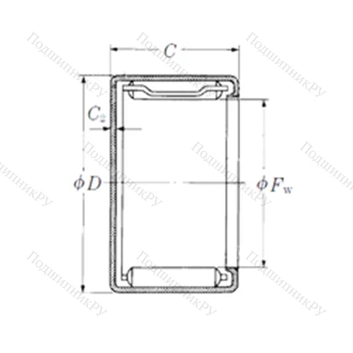 Подшипник игольчатый радиальный MFJH-810
