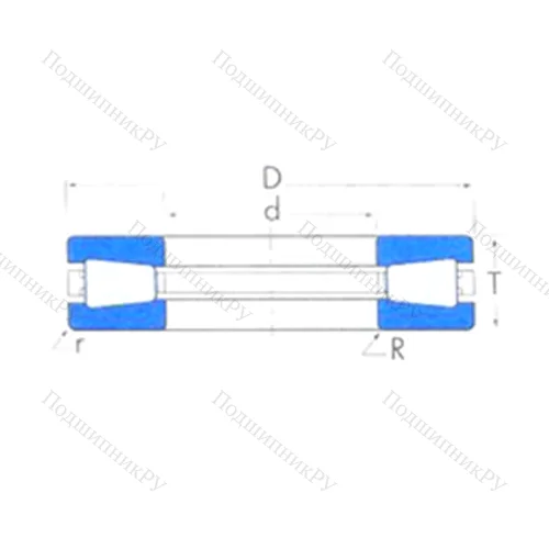 Подшипник роликовый упорный T 1120 от производителя  TIMKEN Подшипник роликовый упорный T 1120 от производителя  TIMKEN