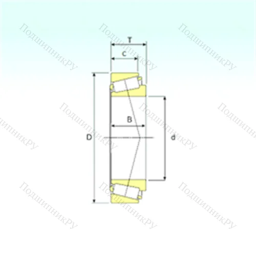 Подшипник роликовый радиально-упорный 15103S/15245 от производителя  ISB Подшипник роликовый радиально-упорный 15103S/15245 от производителя  ISB