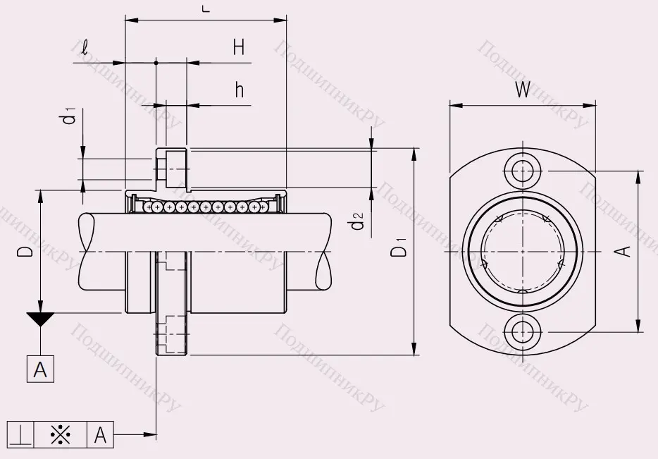 Подшипник LMH 6 UU в Саратове
