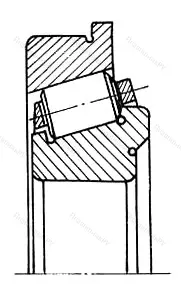 Модификация подшипника 677/1000 размер 1000x1110x40 от производителя  ГПЗ-9