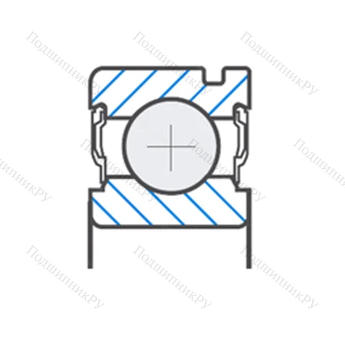 Подшипник шариковый радиальный 800738