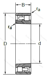 Двухрядный роликовый подшипник NN 3026 KP 51 (3182126-5 Л ГОСТ) в Саратове