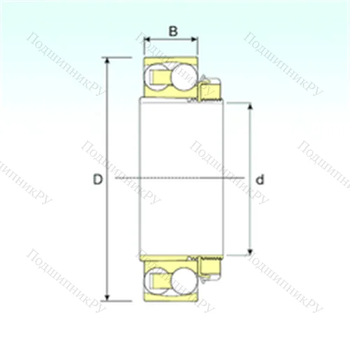 Подшипник шариковый радиальный самоцентрирующийся 1213 KTN 9+H 213 от производителя  ISB