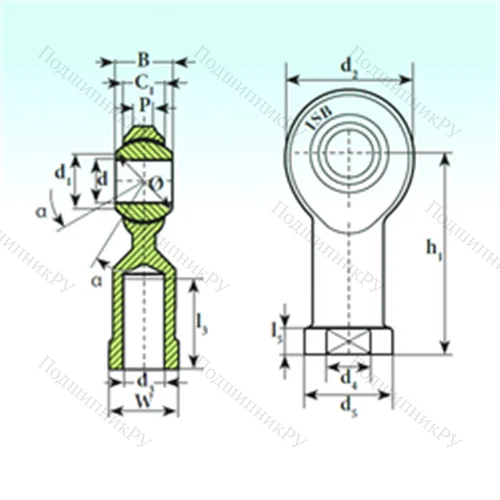 Подшипник скольжения сферический TSF.R 5