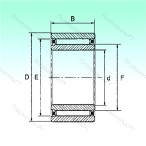 Подшипник игольчатый радиальный NAO 30x47x16