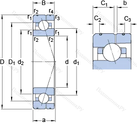 Подшипник 7015 ACE/P 4AL в Саратове
