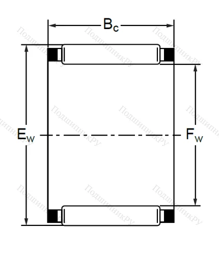 Подшипник K 20x26x7 (KT) в Саратове