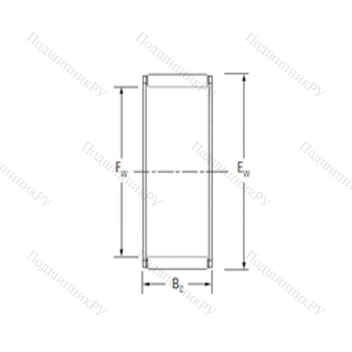 Подшипник игольчатый радиальный K 45X 53X 25H