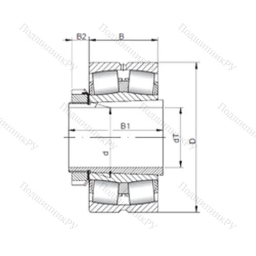 Подшипник роликовый радиальный самоцентрирующийся 230/850 KCW 33+H 30/850 от производителя  CX