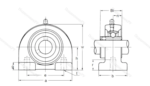 Подшипниковый узел UKP 218 в Саратове