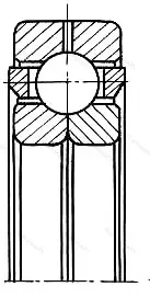 Модификация подшипника 6-126314Р размер 70x150x35 от производителя  ГПЗ-3 Модификация подшипника 6-126314Р размер 70x150x35 от производителя  ГПЗ-3