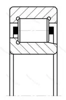 Подшипник  NJ 436 (42436) размер 180x440x95 от производителя  SKF