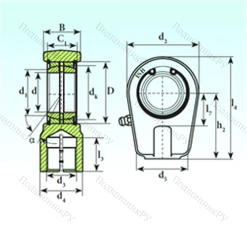 Подшипник скольжения сферический TAPR 490 N