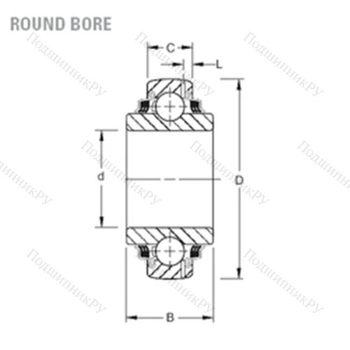 Подшипник шариковый радиальный
