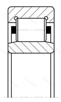 Подшипник  NU 314 (32314) размер 70x150x35 от производителя  SKF