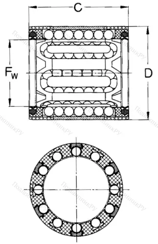 Подшипник LBBR 10-2LS в Саратове