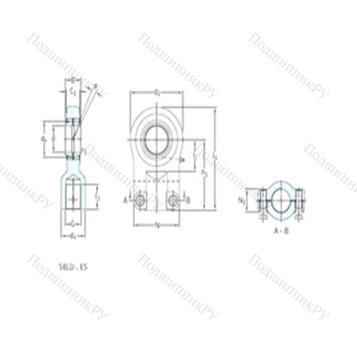 Подшипник скольжения сферический SILR 70ES