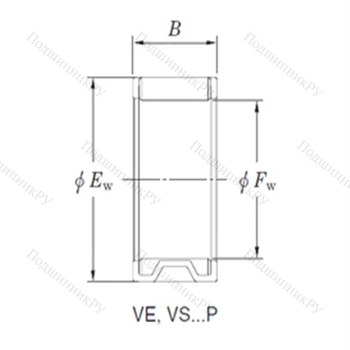Подшипник игольчатый радиальный VE 263214BB 1