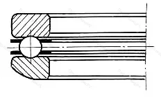Подшипник  53209 (28209) размер 45x73x21,3