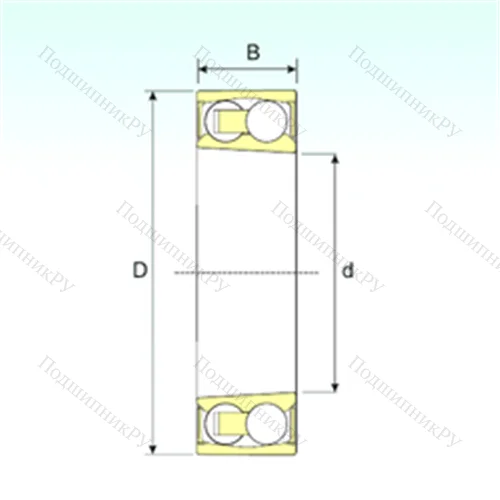 Подшипник шариковый радиальный самоцентрирующийся 2212-2RSKTN 9