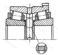 Модификация подшипника 14-697814Л размер 70x120/126x71,24 от производителя  ГПЗ-15