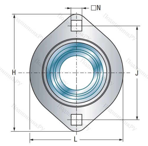 Подшипниковый корпус  PFL 208 в Саратове