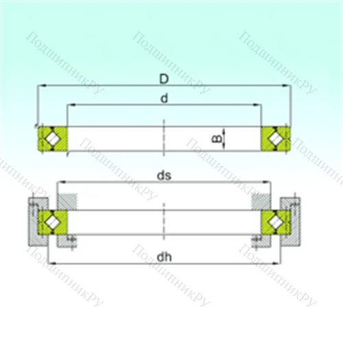 Подшипник роликовый опорно-поворотный CRBC 20030 от производителя  ISB