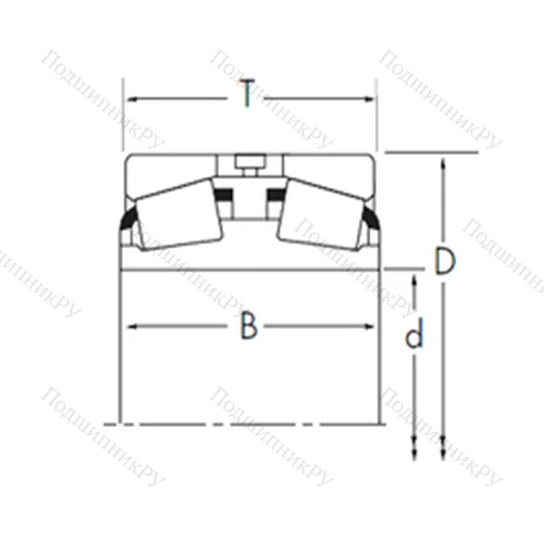 Подшипник роликовый радиально-упорный 376DE/372A от производителя  TIMKEN Подшипник роликовый радиально-упорный 376DE/372A от производителя  TIMKEN
