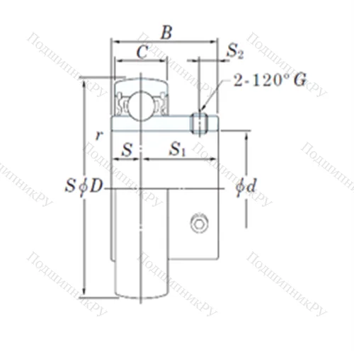 Подшипник шариковый радиальный