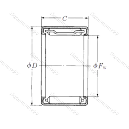 Подшипник игольчатый радиальный