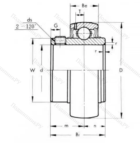 Корпусный подшипник UC 211-32 ASAHI в Саратове