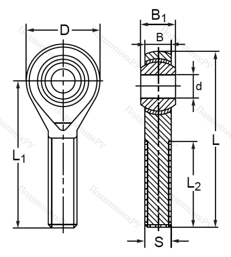 Шарнирная головка POS 6 L в Саратове