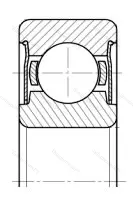 Подшипник  6301-ZZ (80301) размер 12x37x12 от производителя  SKF Подшипник  6301-ZZ (80301) размер 12x37x12 от производителя  SKF