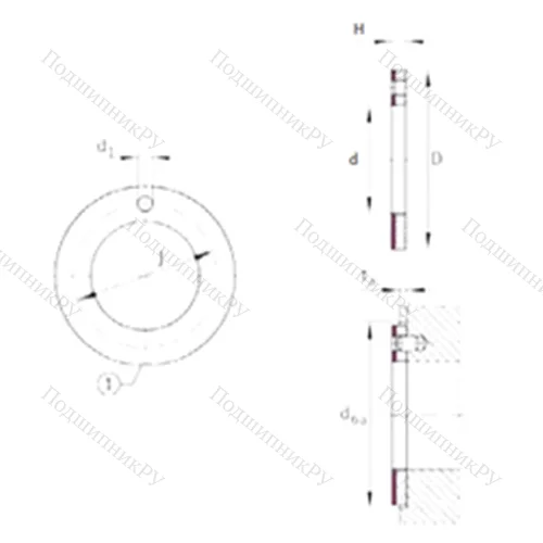 Подшипник скольжения EGW 12-E 40