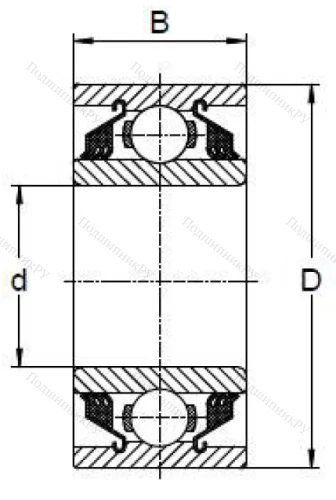 Радиальный шариковый подшипник W 211 PP 3 в Саратове