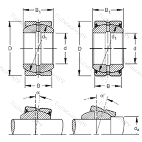 Подшипник скольжения сферический 40SF 64 от производителя  TIMKEN