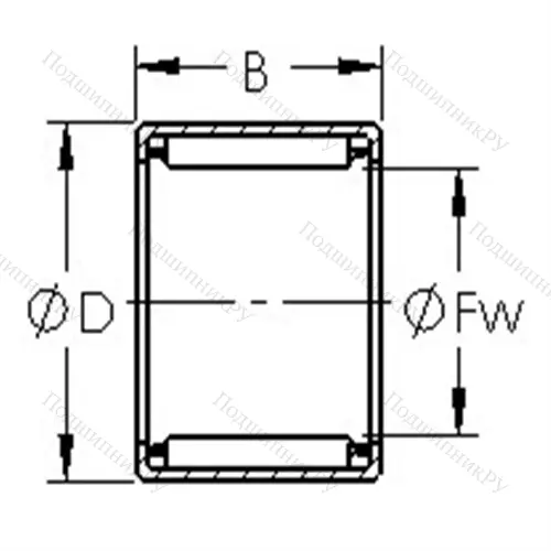 Подшипники игольчатые, дюймовая серия SCE 3416 от производителя  AST Подшипники игольчатые, дюймовая серия SCE 3416 от производителя  AST