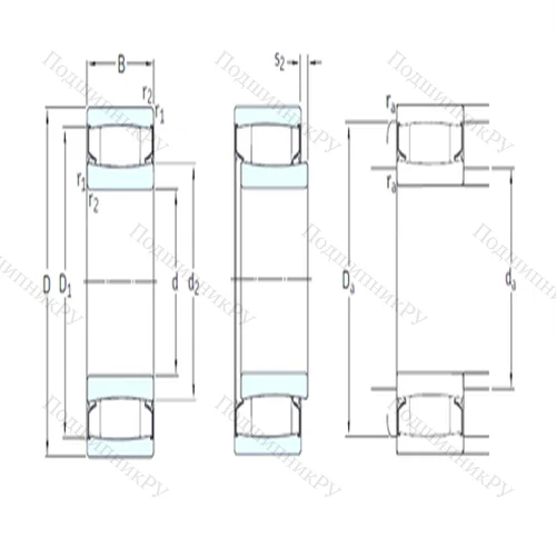 Подшипник роликовый тороидальный C 4120-2CS 5V/GEM 9 от производителя  SKF