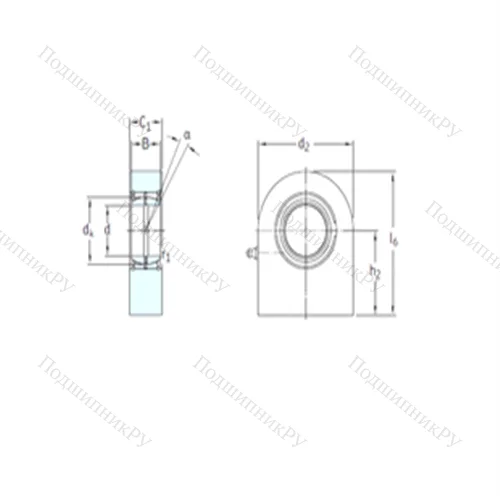 Подшипник скольжения сферический SCF 110ES