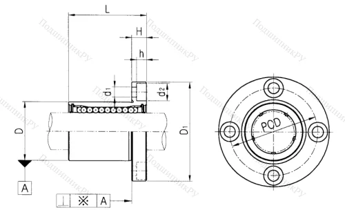 Подшипник LMF 8 UU в Саратове