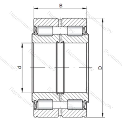 Подшипник роликовый радиальный NNF 5040X V от производителя  CX
