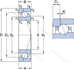 Подшипник 7015 ACE/HCP 4AH 1 в Саратове Подшипник 7015 ACE/HCP 4AH 1 в Саратове