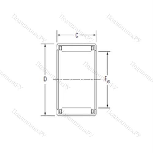Подшипник игольчатый радиальный J-97