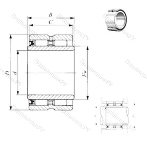 Подшипник игольчатый радиальный