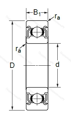 Дюймовый шариковый подшипник R 12 ZZ (KLNJ 3/4-2RZ) в Саратове