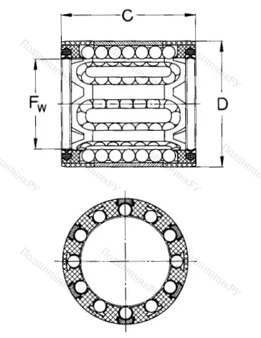 Подшипник LBBR 50-2LS в Саратове