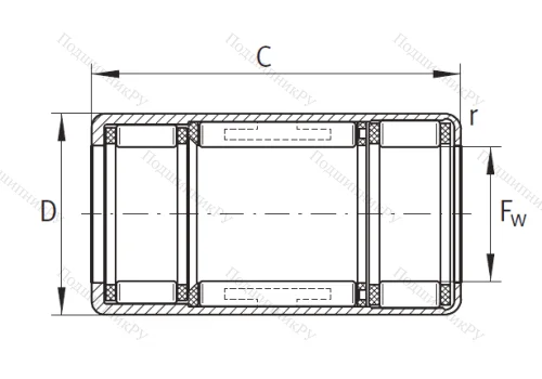 Подшипник обгонной муфты обгонная муфта HFL 2530 L 564 в Саратове