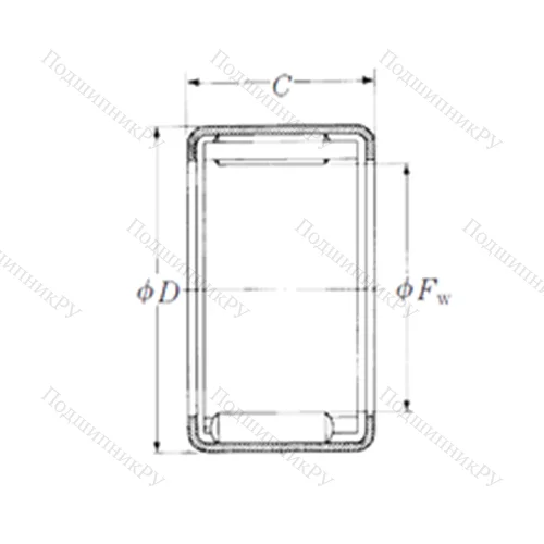 Подшипник игольчатый радиальный
